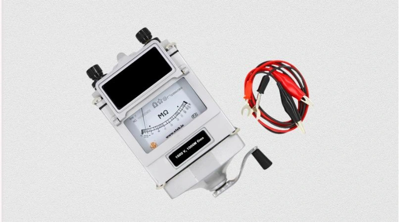 Insulation Tester Metal Body Hand Driven Analog